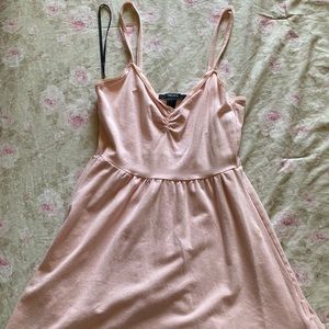 Light pink skater dress